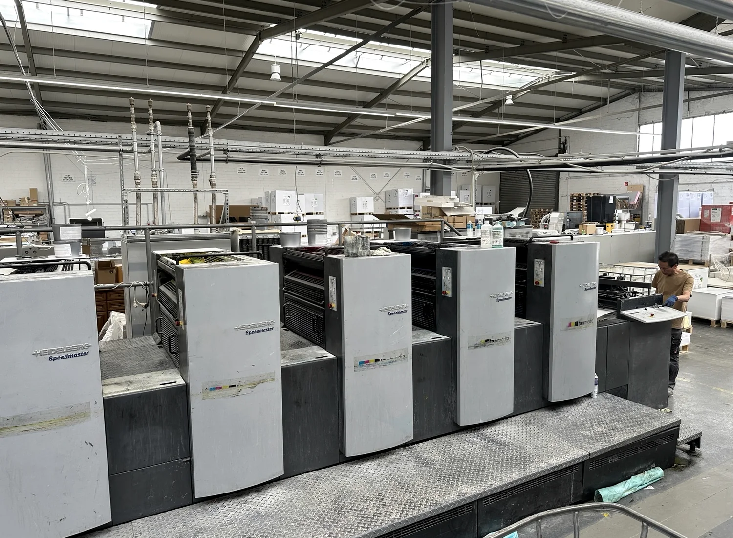 Offsetdruck in der Tanmedia Produktion